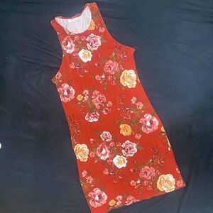 MINI STRETCH FLORAL DRESS